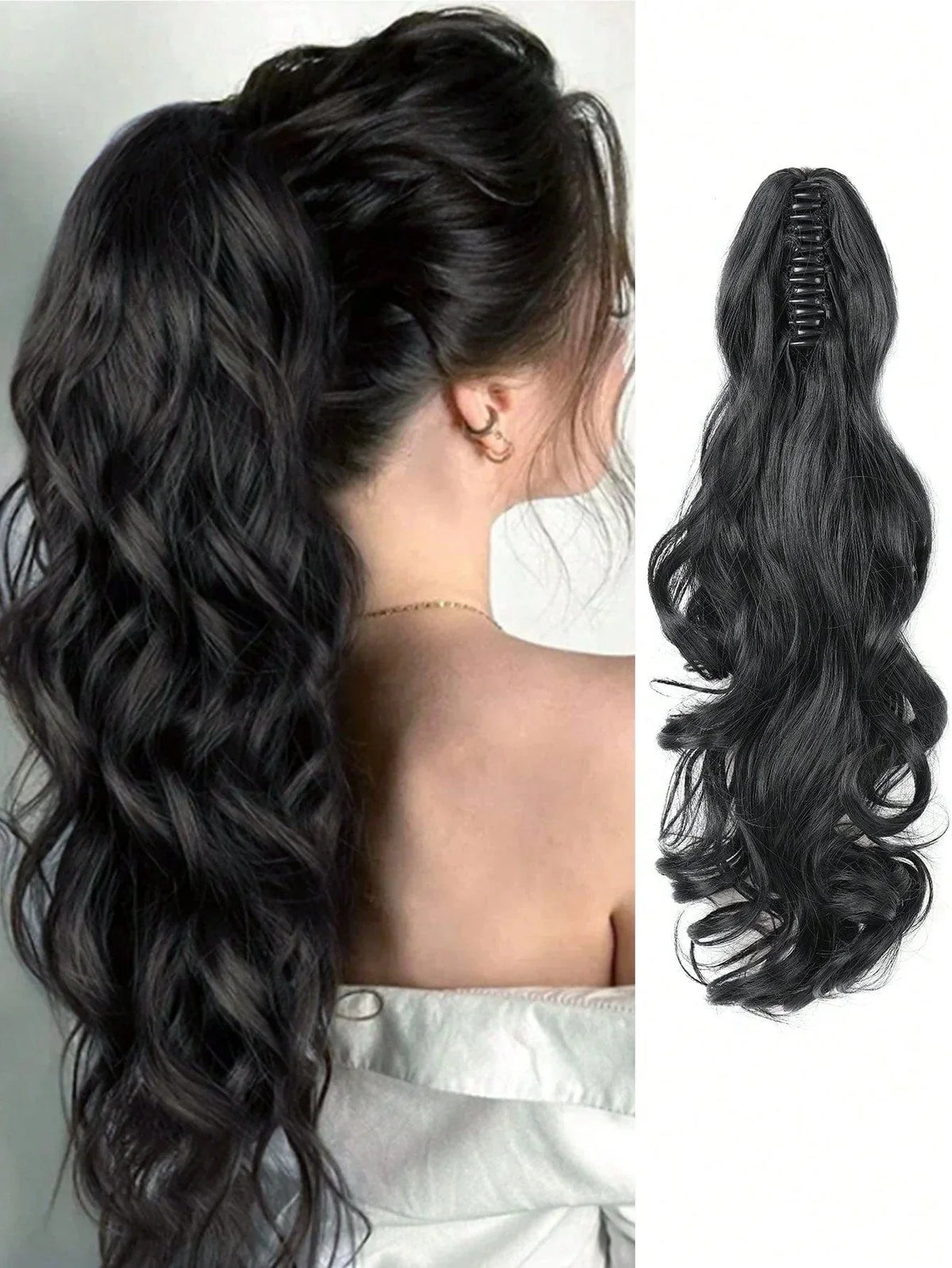 Extendria™ 18 Inch Long Ponytail Hair Extension (Free Hair Bun)
